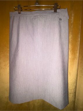 BCBGMaxAzria Gray Pencil Skirt